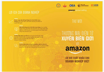 Thư mời tham dự chương trình Thương mại Điện tử xuyên biên giới với Amazon 30/7/2020