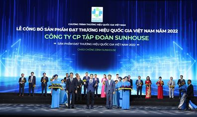 Sunhouse tự hào là Thương hiệu quốc gia Việt Nam 2022