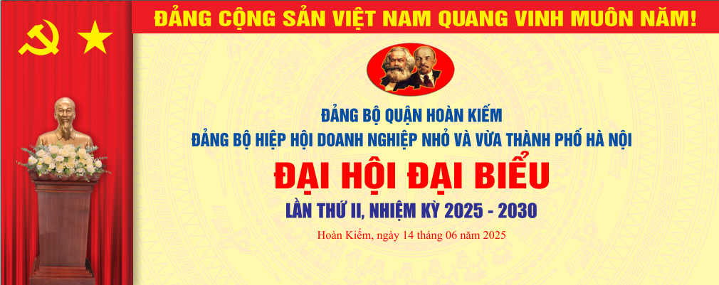 THÔNG CÁO BÁO CHÍ ĐẠI HỘI ĐẢNG BỘ HIỆP HỘI DOANH NGHIỆP NHỎ VÀ VỪA TP HÀ NỘI LẦN THỨ II, NHIỆM KỲ 2025 - 2030