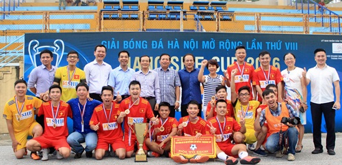 SHB tiếp tục giành ngôi vị cao nhất giải bóng đá Hà Nội mở rộng lần thứ VIII - Hanoisme Cup 2016