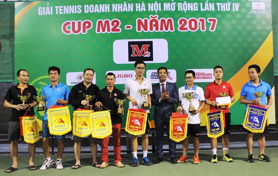 Giải Tennis Doanh nhân Hà Nội mở rộng lần thứ IV - Cup M2 năm 2017 thành công tốt đẹp