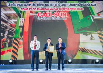 CADI-SUN tự hào chặng đường 16 năm là sản phẩm CN chủ lực TP Hà Nội