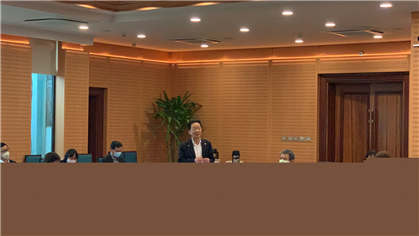 Bài phát biểu của Chủ tịch Đỗ Quang Hiển tại chương trình đối thoại với DN do Bí thư Thành ủy Vương Đình Huệ chủ trì