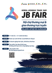Chương trình Hội chợ thương mại & giao thương Việt - Hàn trực tuyến JB Fair