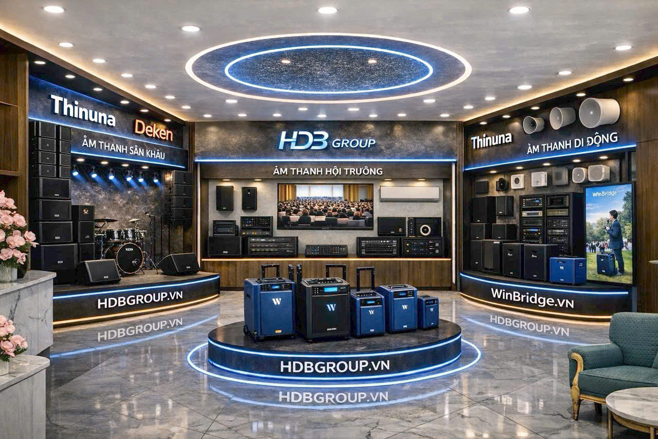 SHOWROOM HĐB GROUP – KHÔNG GIAN TRẢI NGHIỆM HỆ THỐNG ÂM THANH CHUYÊN NGHIỆP 